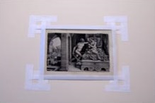 6. La obra de arte se fija en todos los lados.